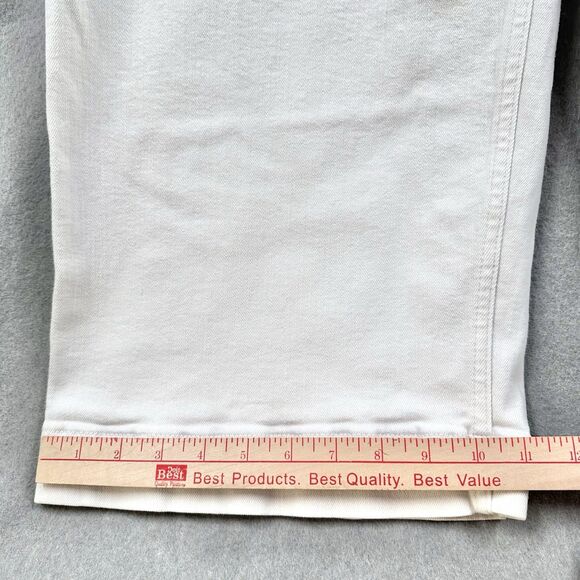 Anthropologie Pilcro Wide Leg Crop Jeans 18W The Skipper White High Rise Womens - Picture 14 of 15